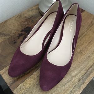 NWOT Cole Haan Claudine Pumps in Fig Suede